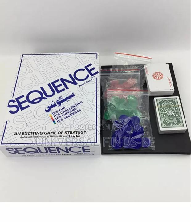 Sequence Board Game Exciting Game of Strategy - thumbnail 3