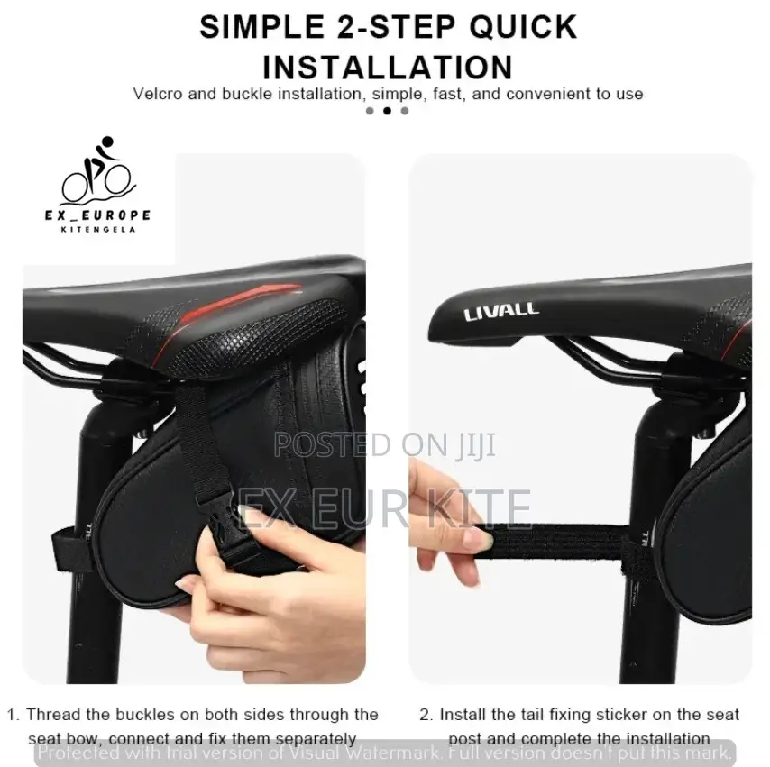 Saddle Bag With Reflectors