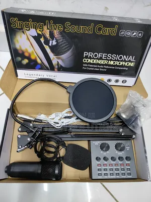 V8 Soundcard Professional Condenser Microphone