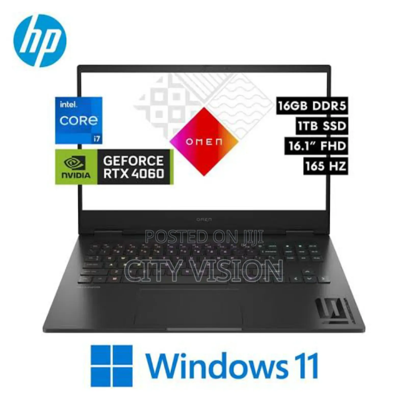 New Laptop HP Omen 16 16GB Intel Core I7 SSD 1T