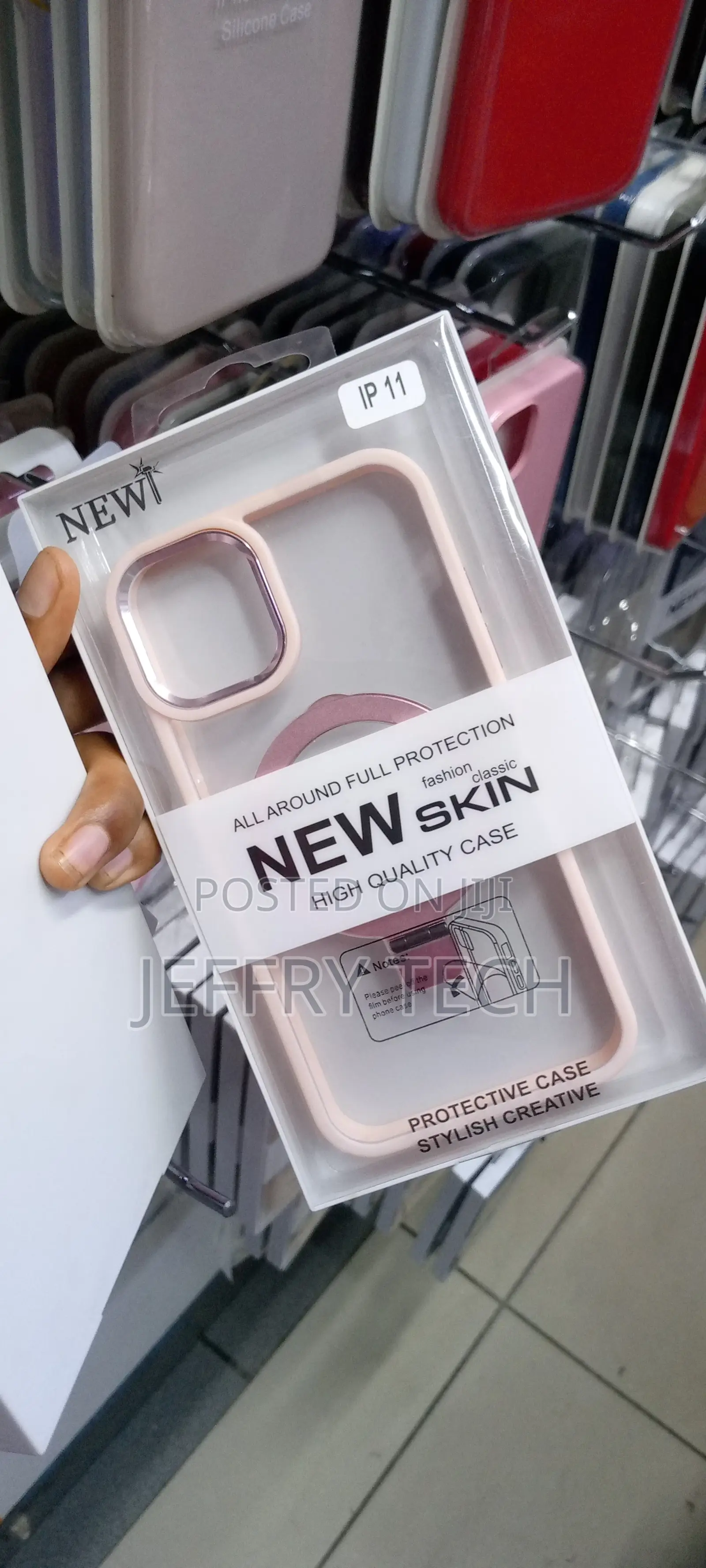 Pink Luxury Electroplate Magsafe Clear Cover for iPhone 11