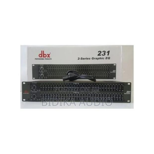 DBX 231 Dual Channel, Stereo 2 Way Graphics Equaliser - main view
