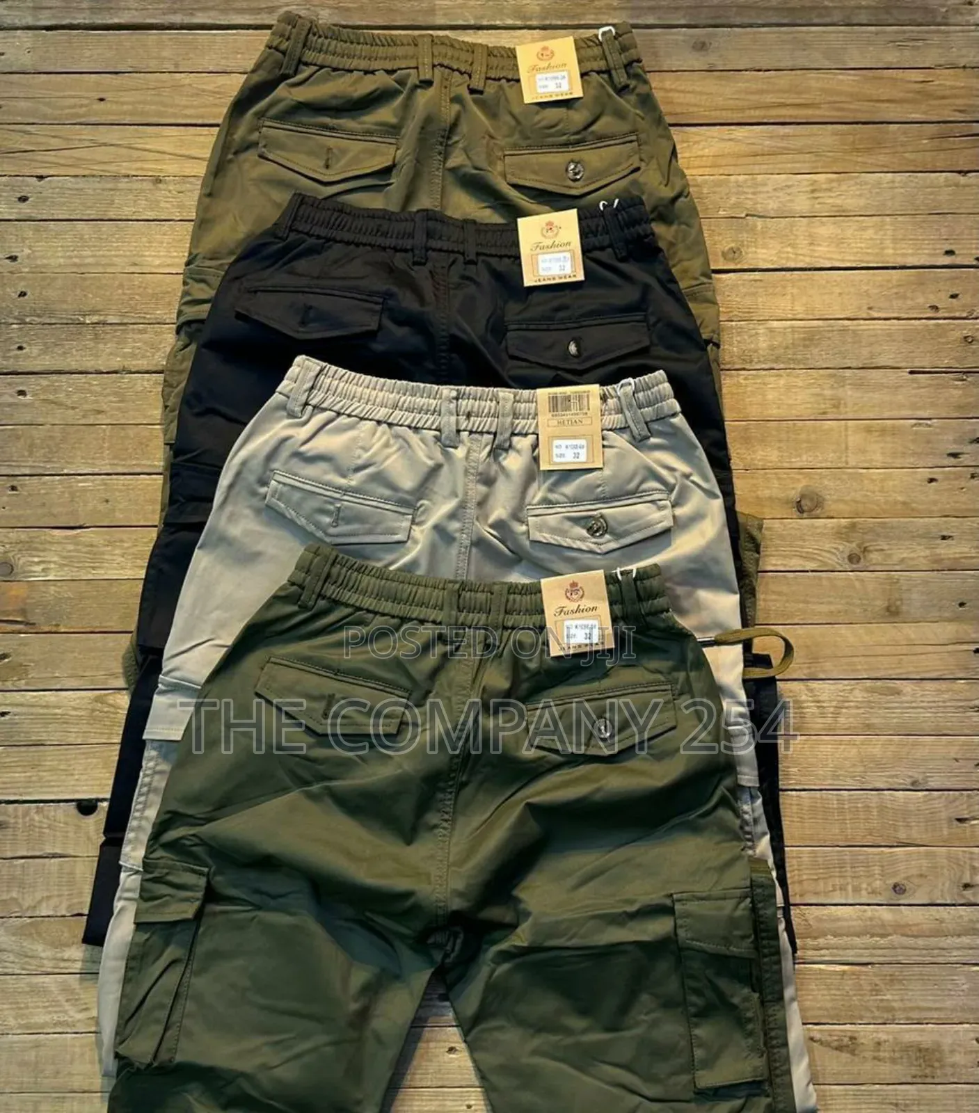Orignal Quality Side Pocketed Khaki Cargo Pants