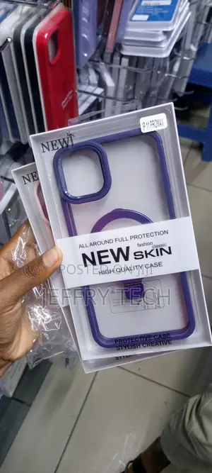 Blue Electroplate Clear Case Magsafe for iPhone 11 Pro Max