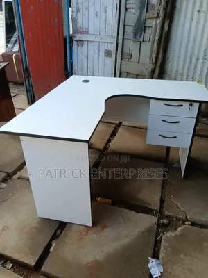 Modern Office/Home Study Lshaped Desk White