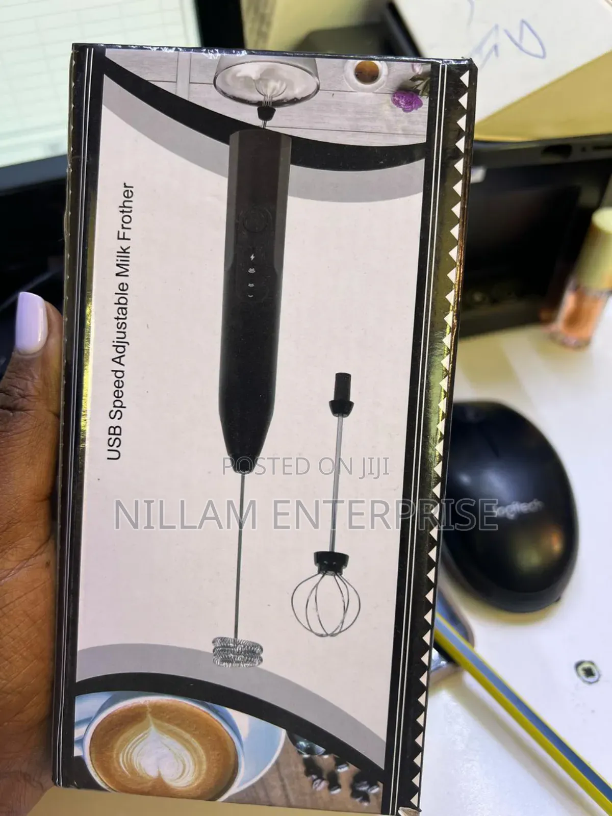 2 in 1 Electric Milk Frother