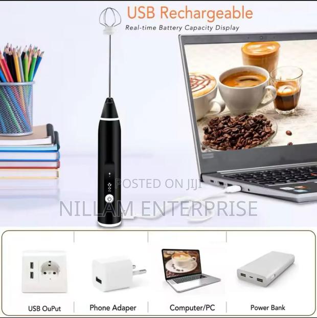 2 in 1 Electric Milk Frother - thumbnail 4
