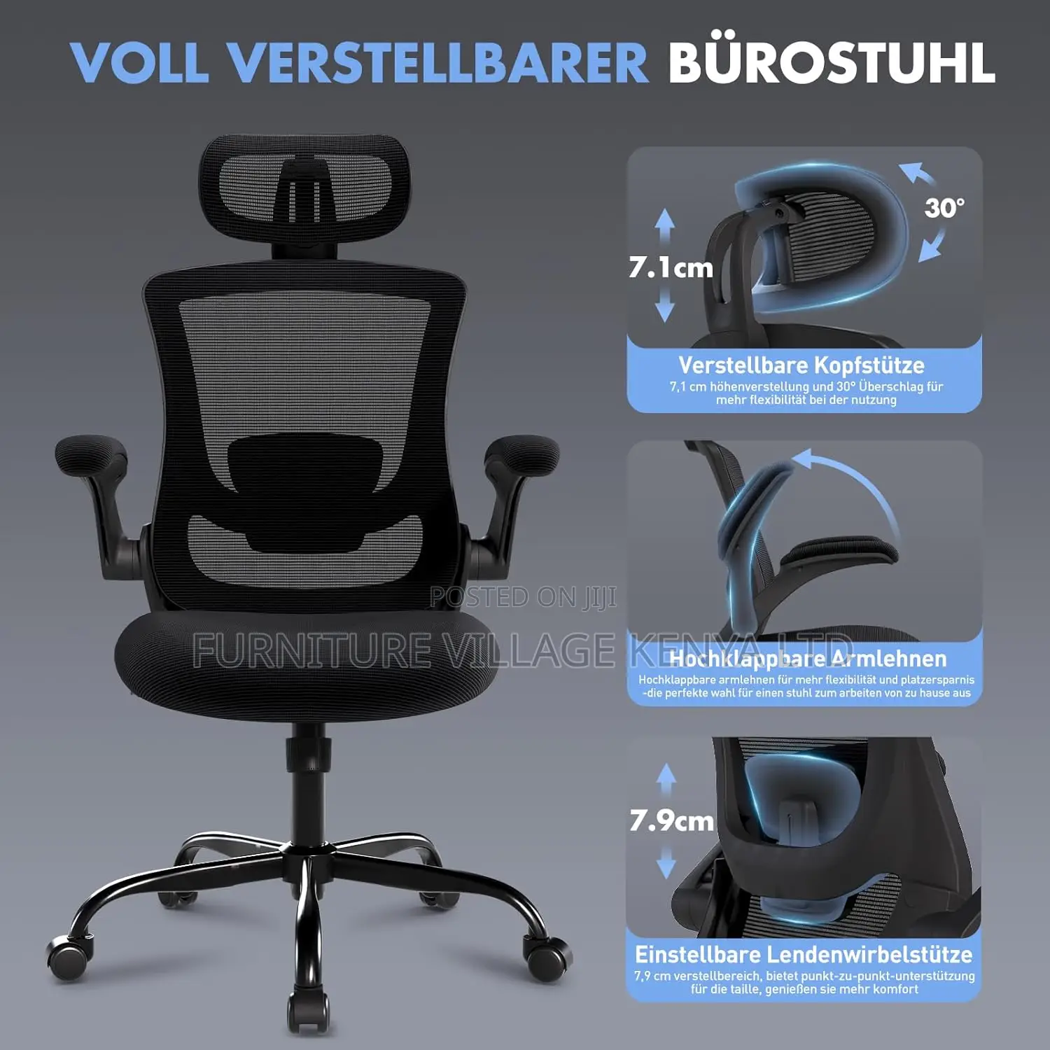 Seats; Ergonomic Office Chair With Lumbar Support