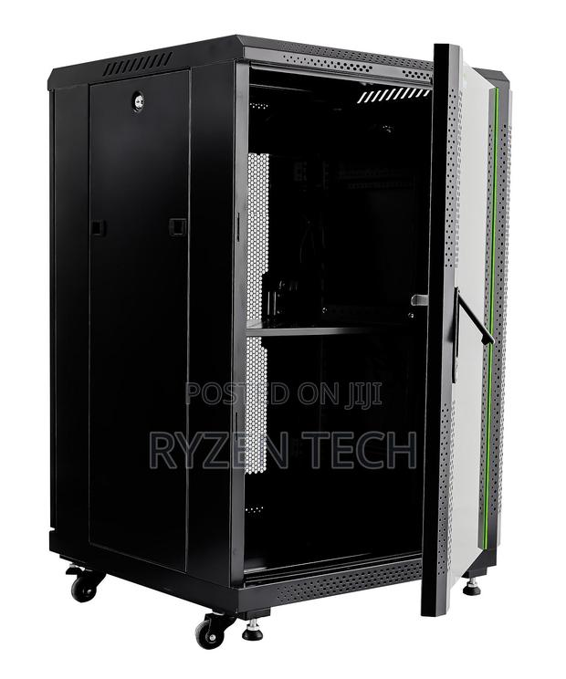 18u Data Cabinets 600 X 600. Free Standing - main view