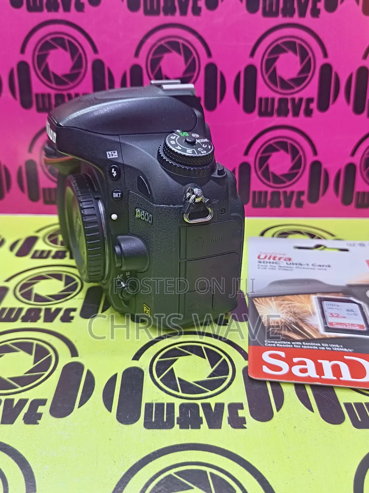 Nikon D600 Full Frame DSLR Camera With 32gb
