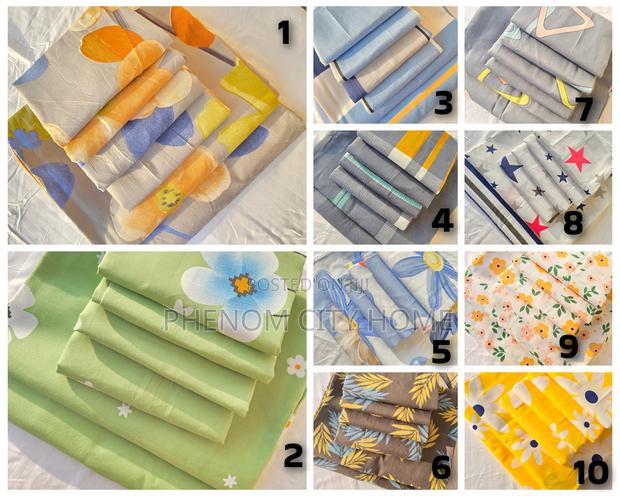 Extra Kingsize Flowered Bedsheet Set Available