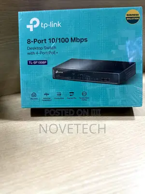 Tp-Link Tl-Sf1008p, 8 Port Poe Switch 4 Poe+ Ports