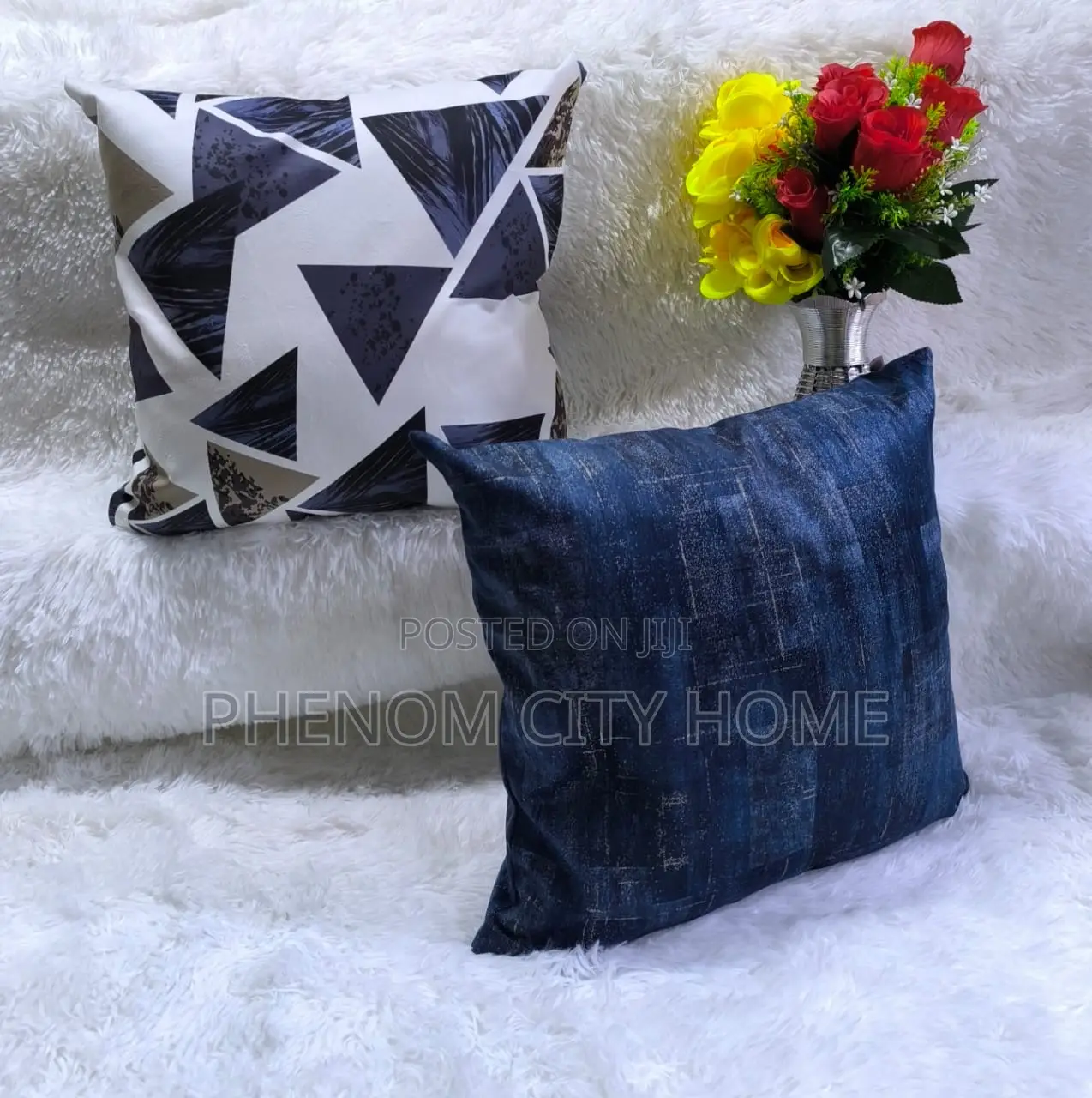 New Navy Blue Themed Mix and Match Throwpillow Covers