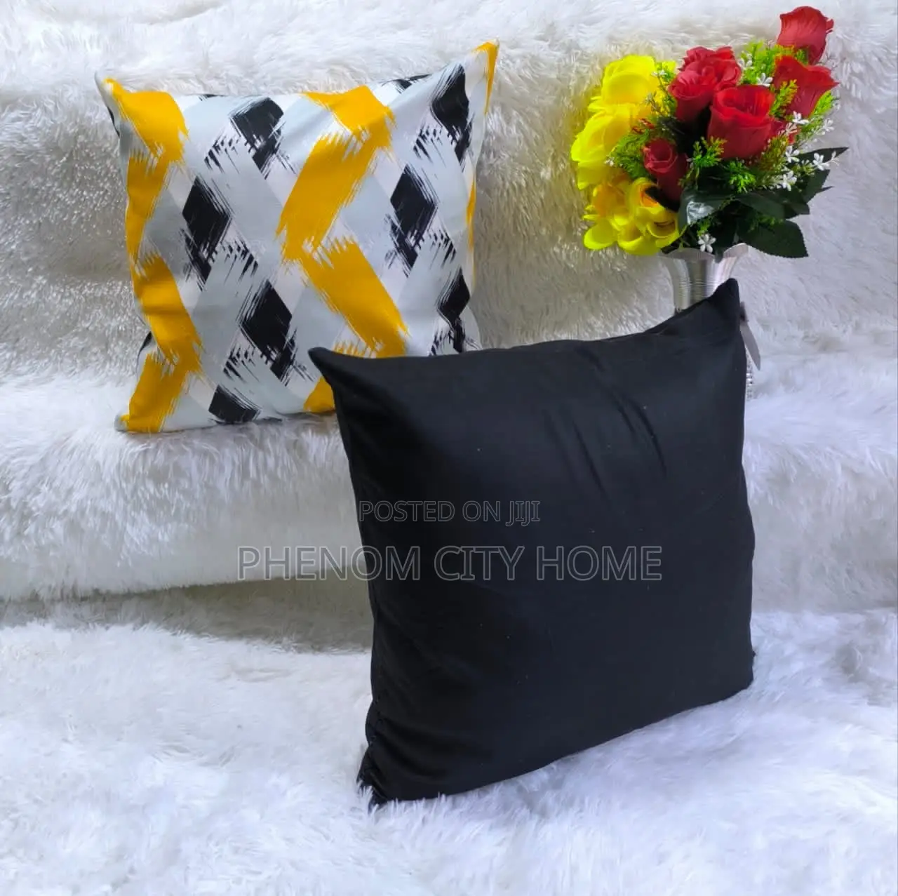 Yellow Themed Throwpillow Covers Available