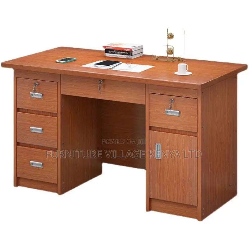 Office Desks; 1400mm Executive Office Table With Drawers