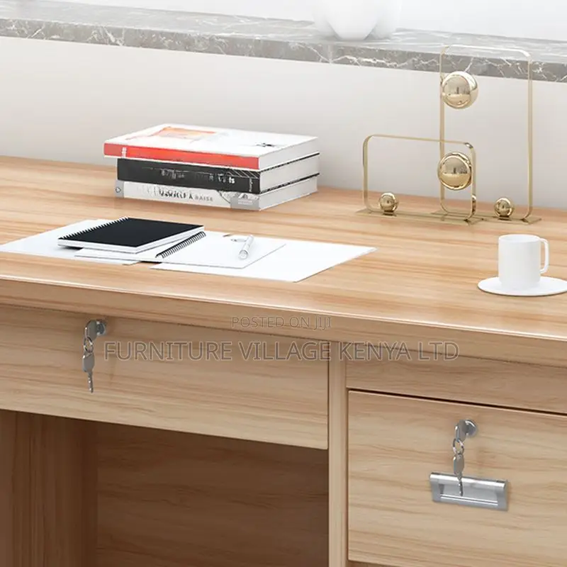 Office Desks; 1400mm Executive Office Table With Drawers