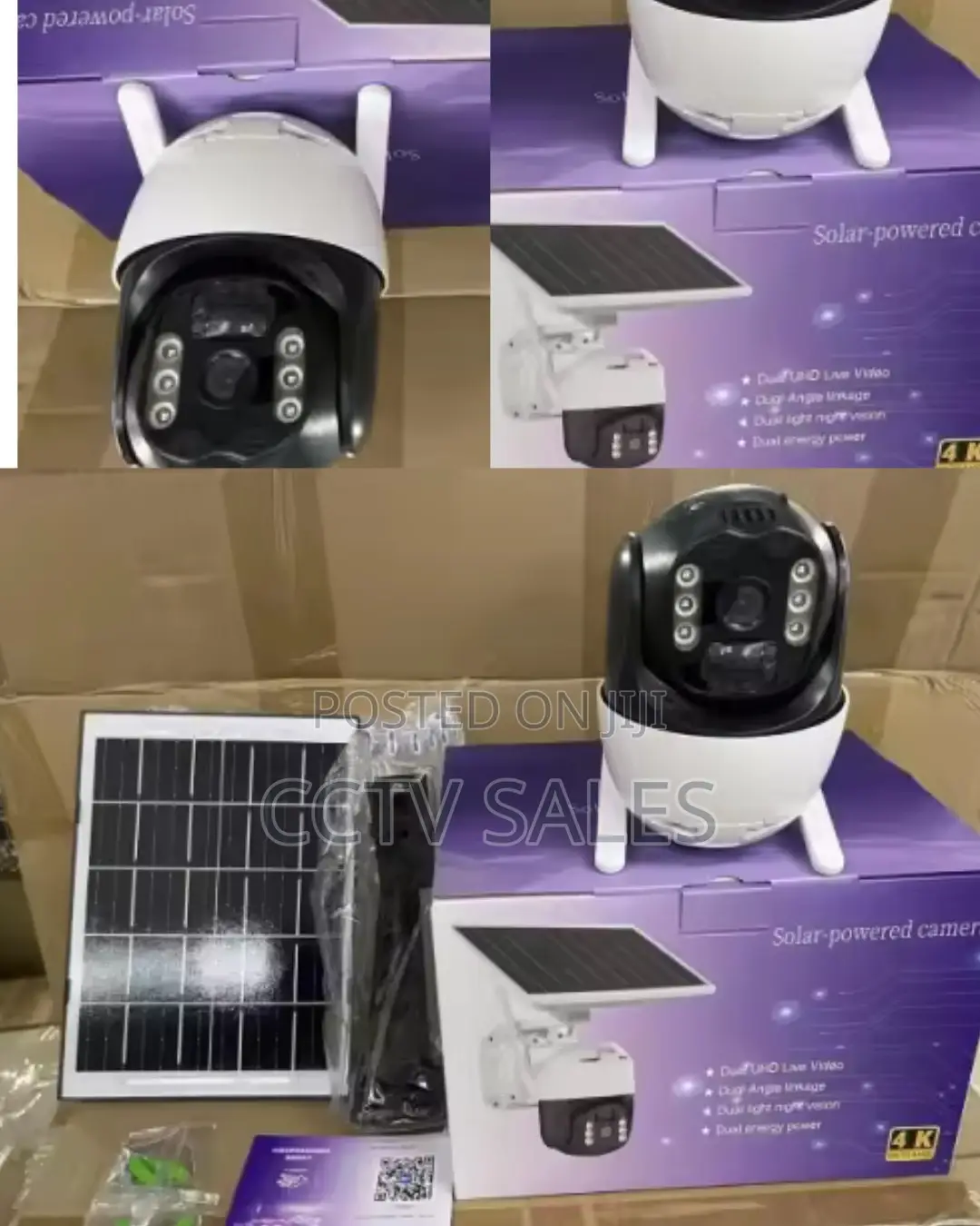 4mp Wifi Solar Powered Outdoor/Indoor PTZ Camera