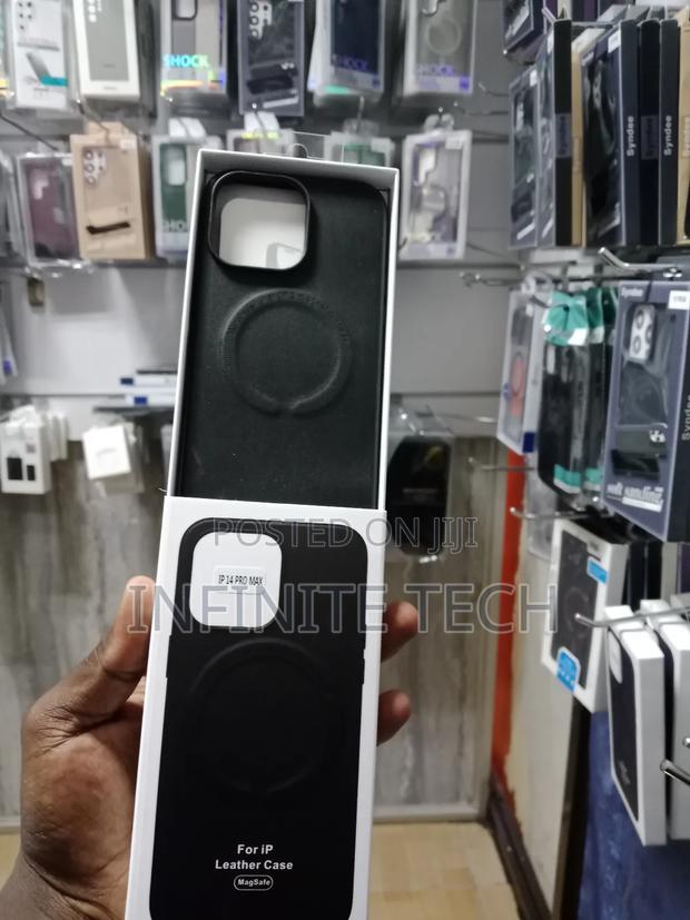 iPhone 14 Promax Leather Magsafe Cover - main view