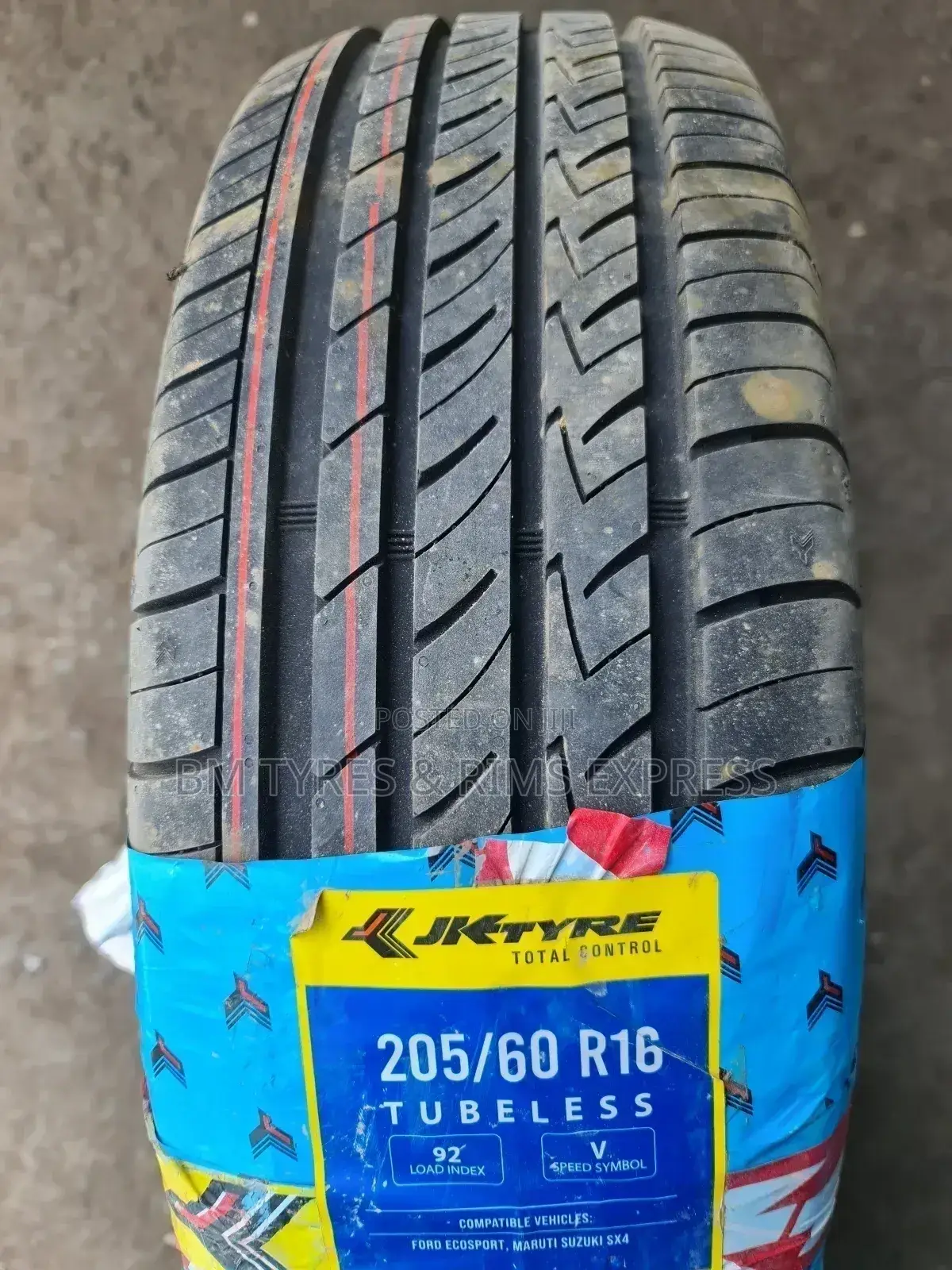 205 /60 R16 Jk Tyres (India)