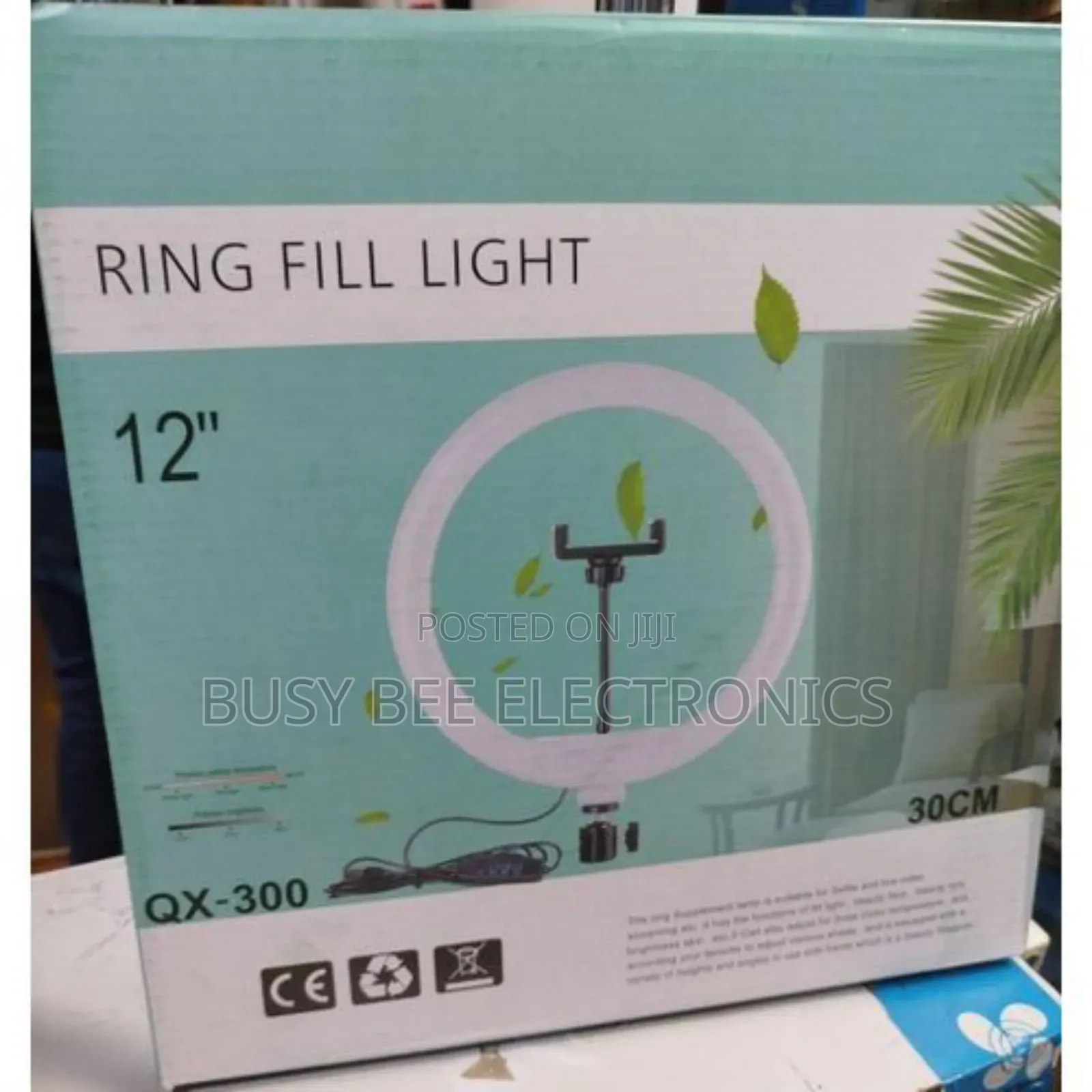 12" RGB Ring Fill Light With Stand, Ring Fill Light