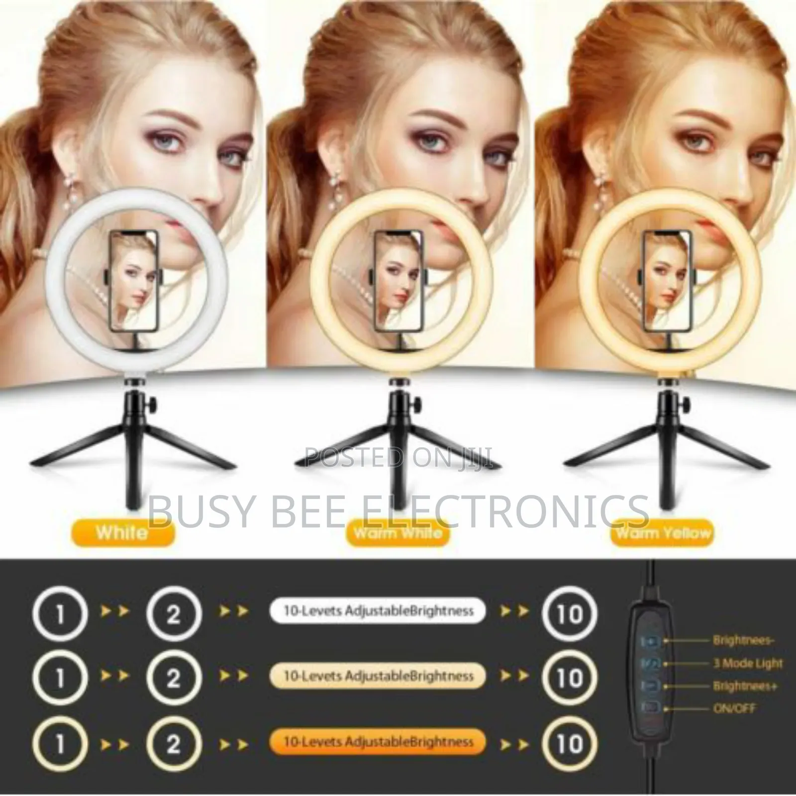 Desk Led Ring Light 10inch
