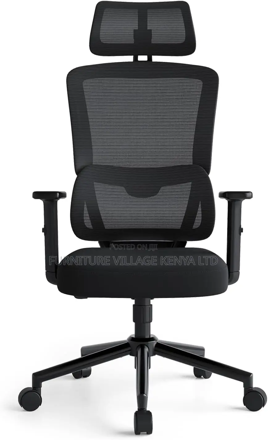Ergonomic Desk Chair With Adjustable Headrest