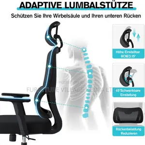 Ergonomic Desk Chair With Adjustable Headrest