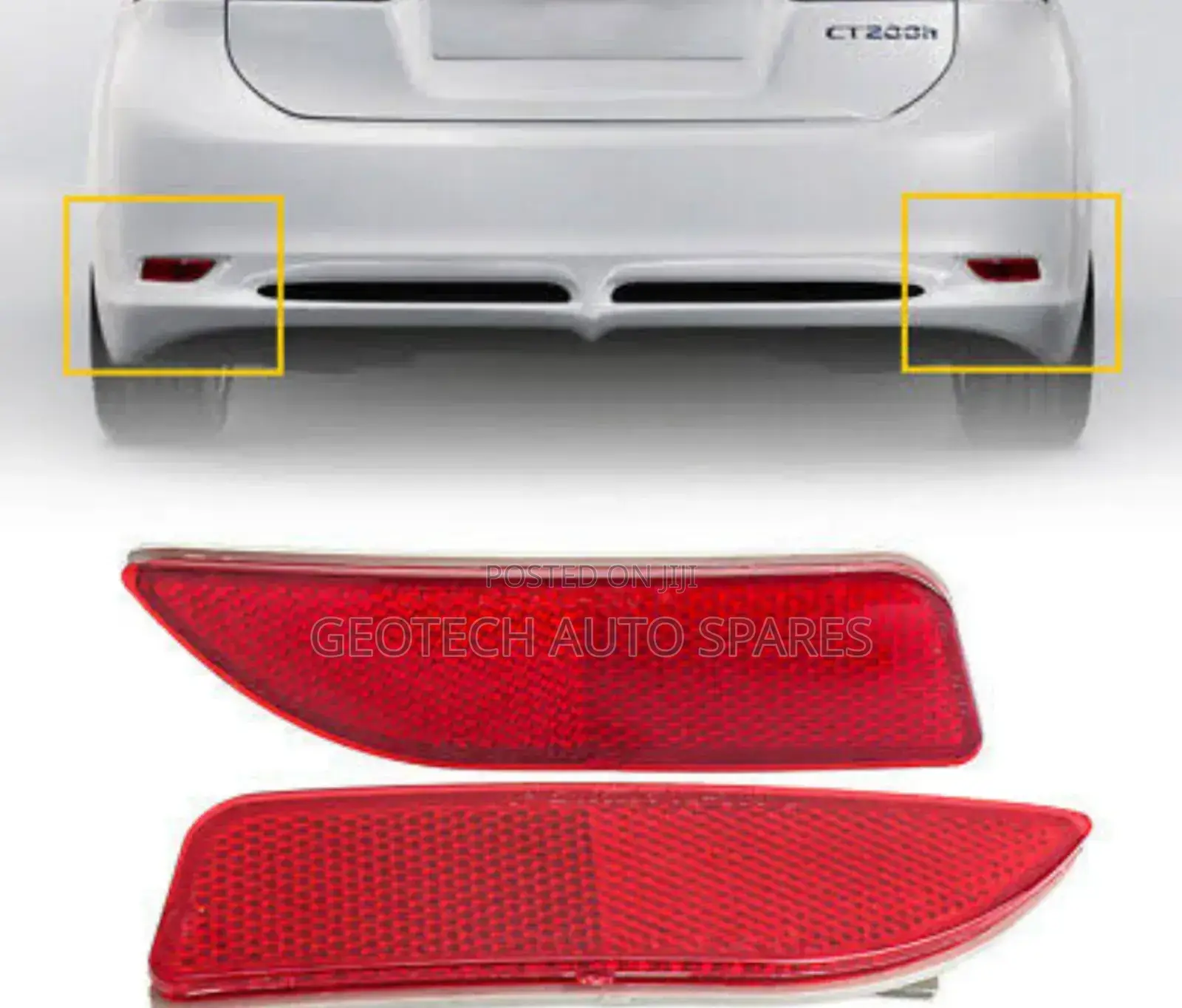 Toyota Fielder Rear Reflectors