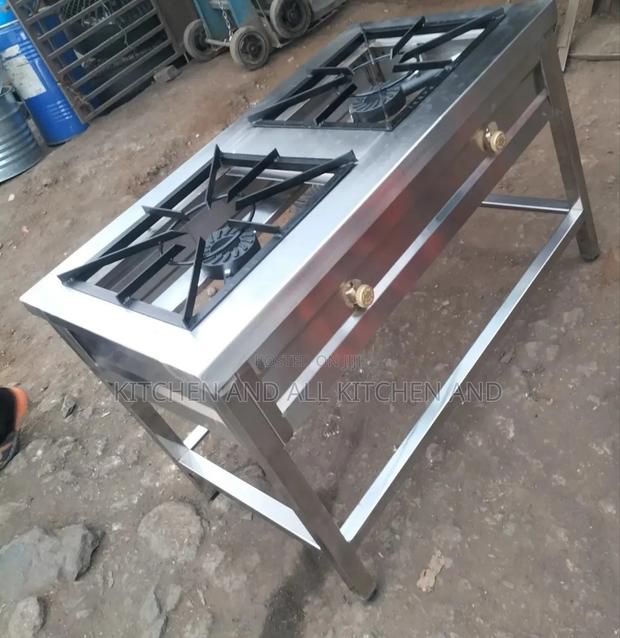 Two Burner Stainless Steel Gas Cooker 