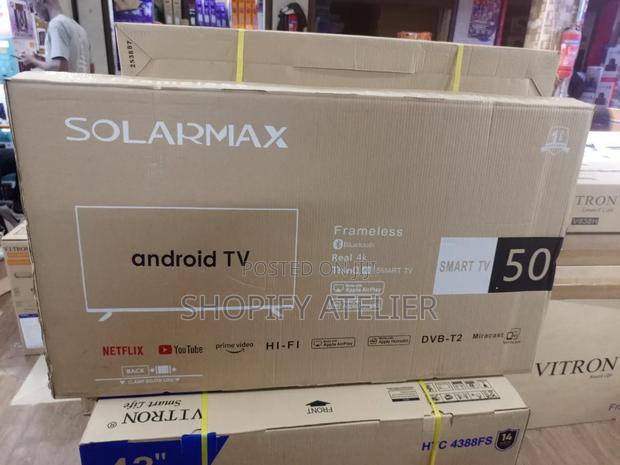 Solarmax 50" Smart Android Tv Frameless Design - thumbnail 3