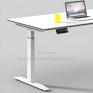 Office Tables:Wood Top120cm Versatile Height Adjustable Desk
