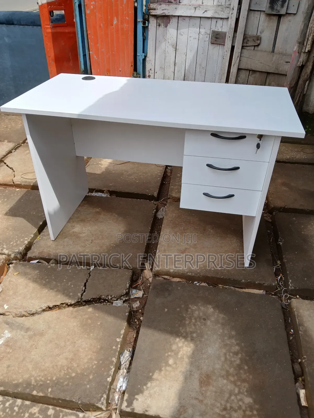 1.2 Mtr Office/ Home /School Study Desk White