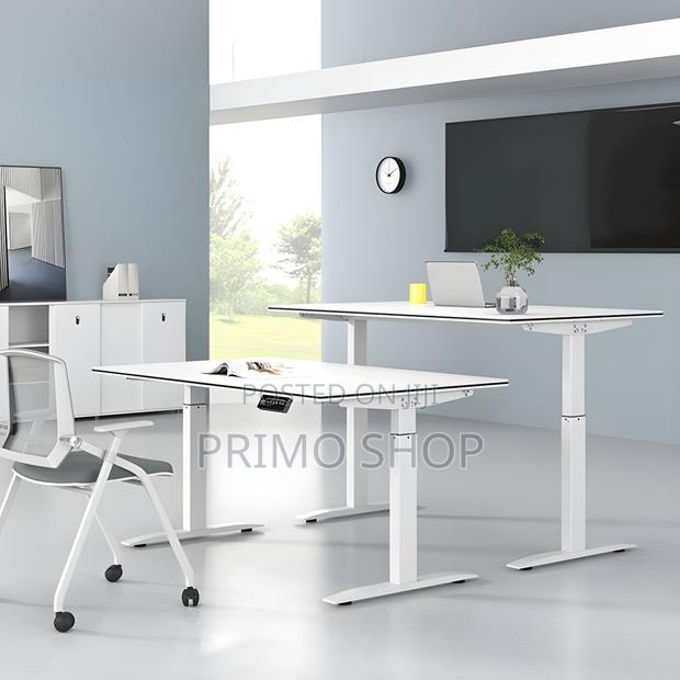Office Tables: Adjustable Standing Desk Shape in Rectangle - thumbnail 5