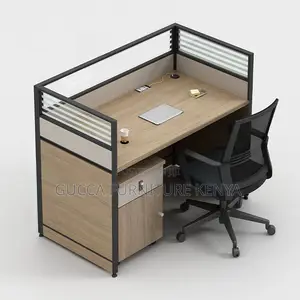 Workstations:1-Seater Workstation Manufactured Wood Top