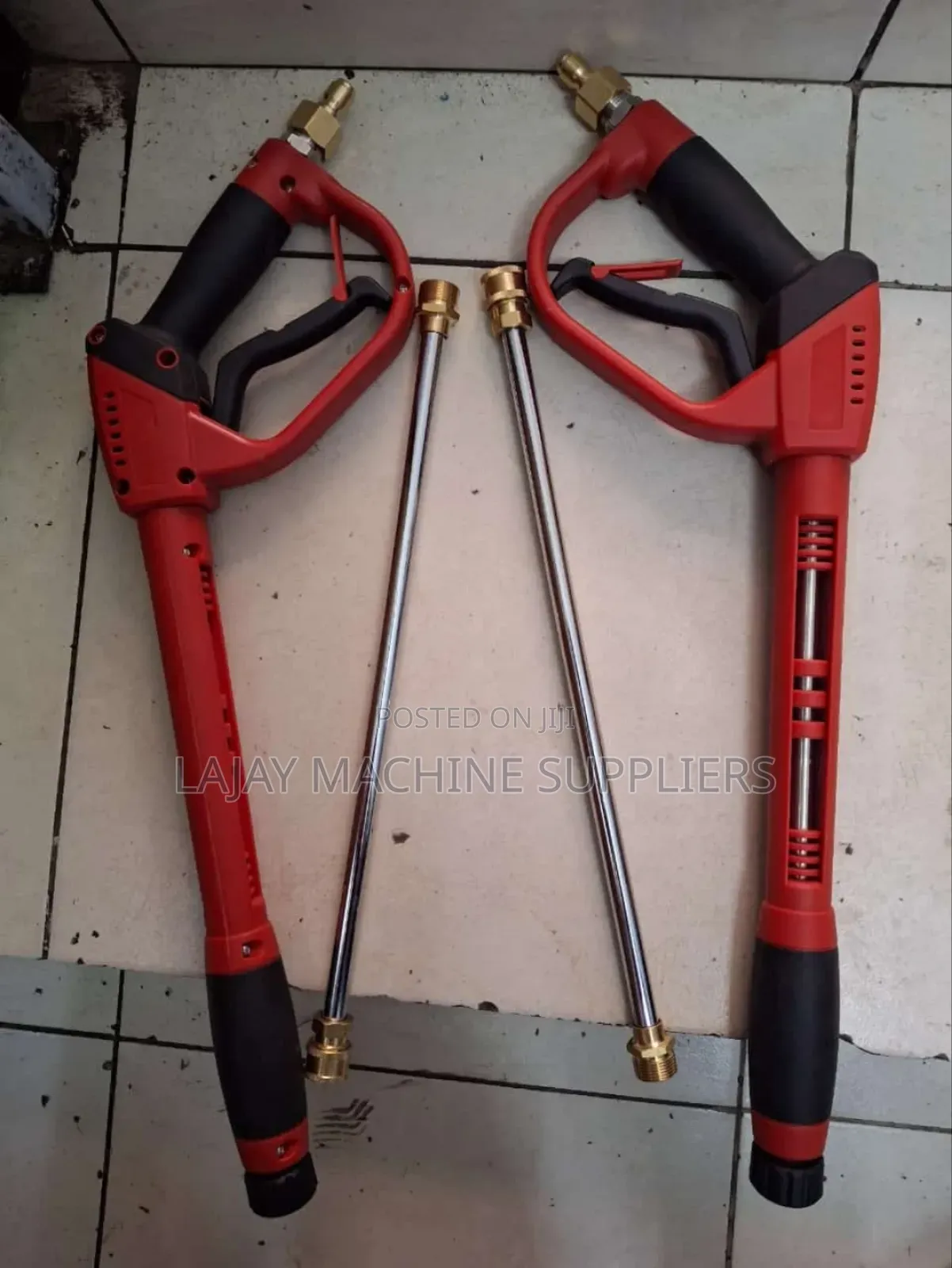 Red Electric Pressure Washer Gun