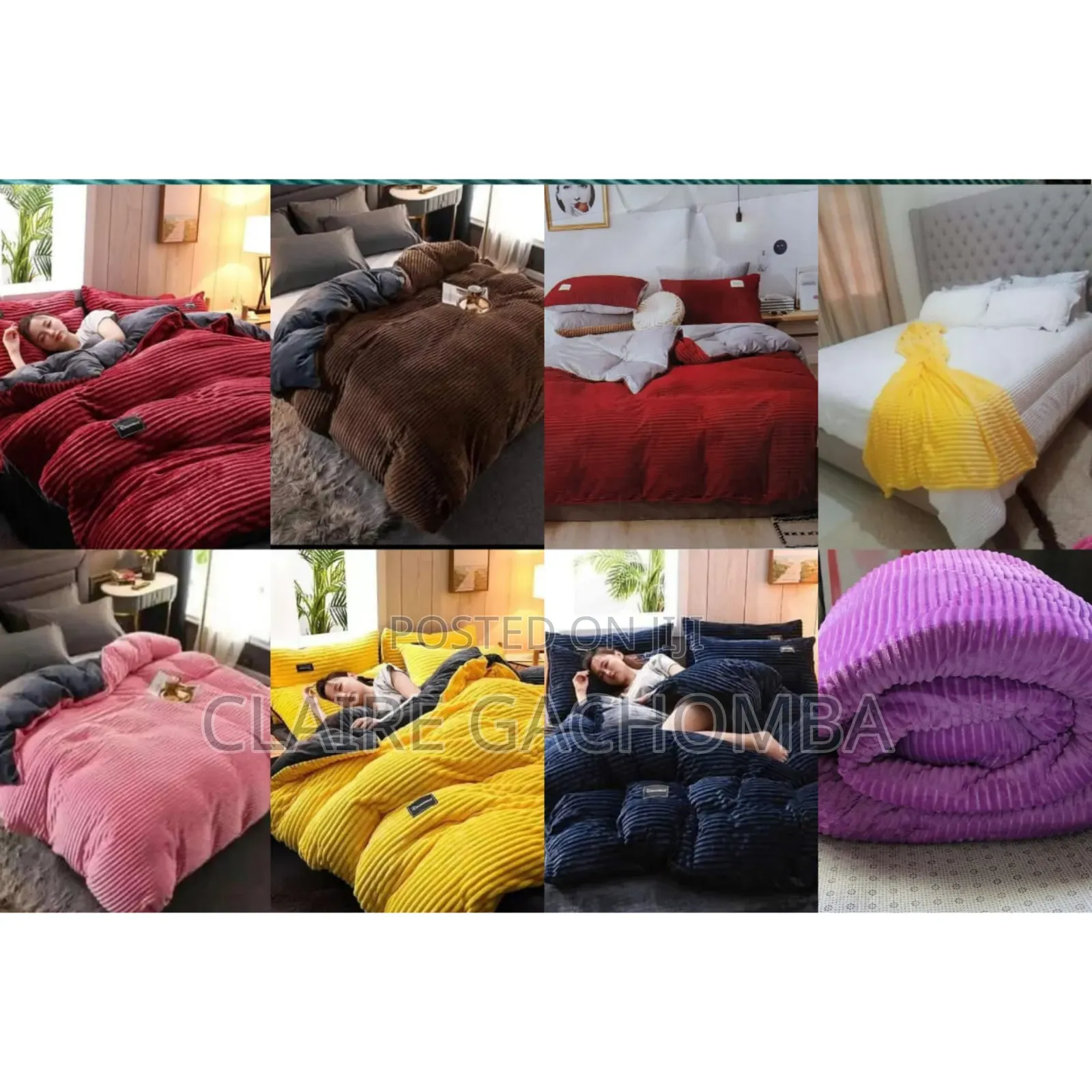 Tc Velvet 6x7 4 Pack Duvet,1 Bedsheet 2 Pillowcases