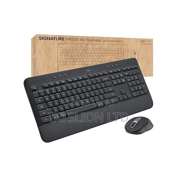 Logitech Signature Mk650 Combo Wireless Mouse and Keyboard,