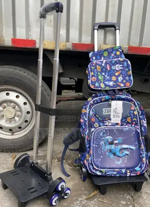 6 Wheel Ziranyu School Wheeled Backpack