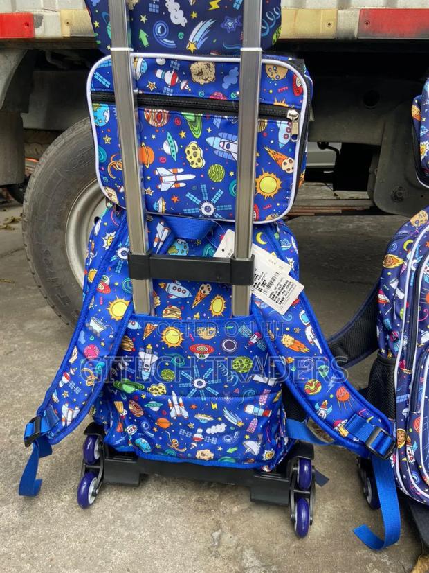 6 Wheel Ziranyu School Wheeled Backpack - thumbnail 2