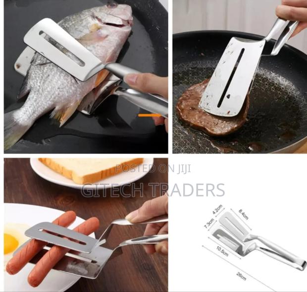 *Metallic Food Tongs