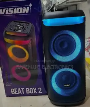Portable Travel Speaker - Vision + Vp6bb2 Beatbox 2
