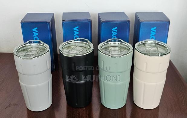 500ml Vacuum Cup Thermocup With Transparent Lid - thumbnail 2