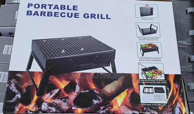 Foldable Charcoal Berbecue Grill (Home/Camping) - thumbnail 4
