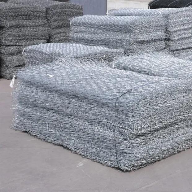 Hexagonal Wire Twisted Mesh  Gabion Wall River Slope Gabion
