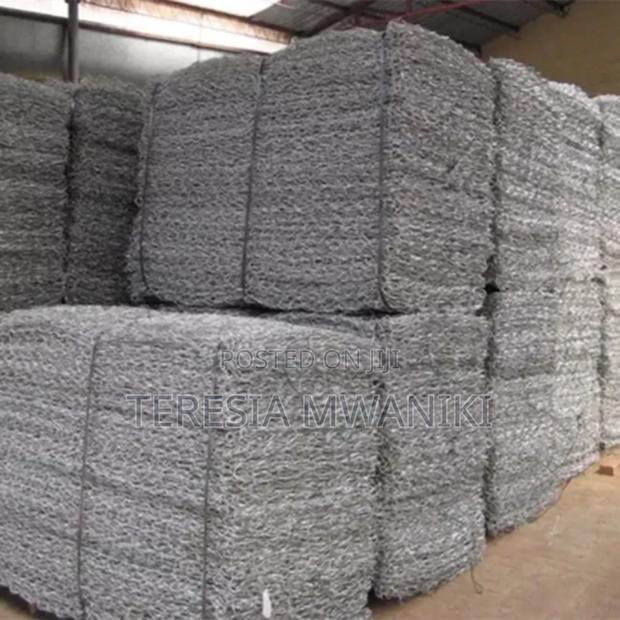 Triple Twisted Gabion Mesh Basket - main view