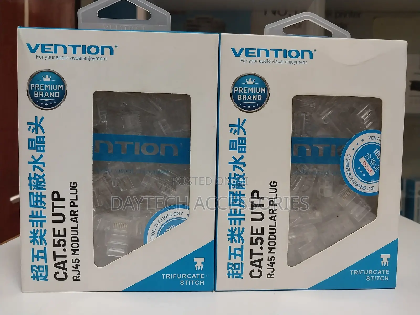Vention 100 Pack Cat.5e Utp Rj45 Modular Plug Connectors