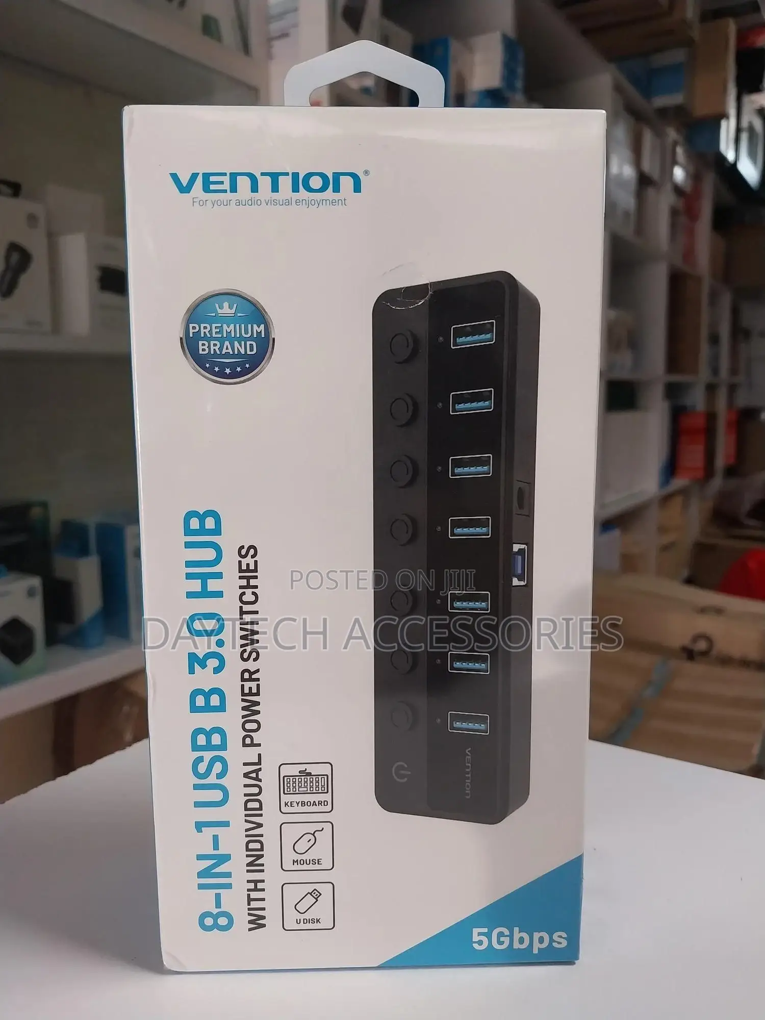 Vention Usb 3.0 to Usb 3.0x7 Hub With Power Supply