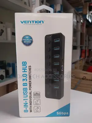 Vention Usb 3.0 to Usb 3.0x7 Hub With Power Supply