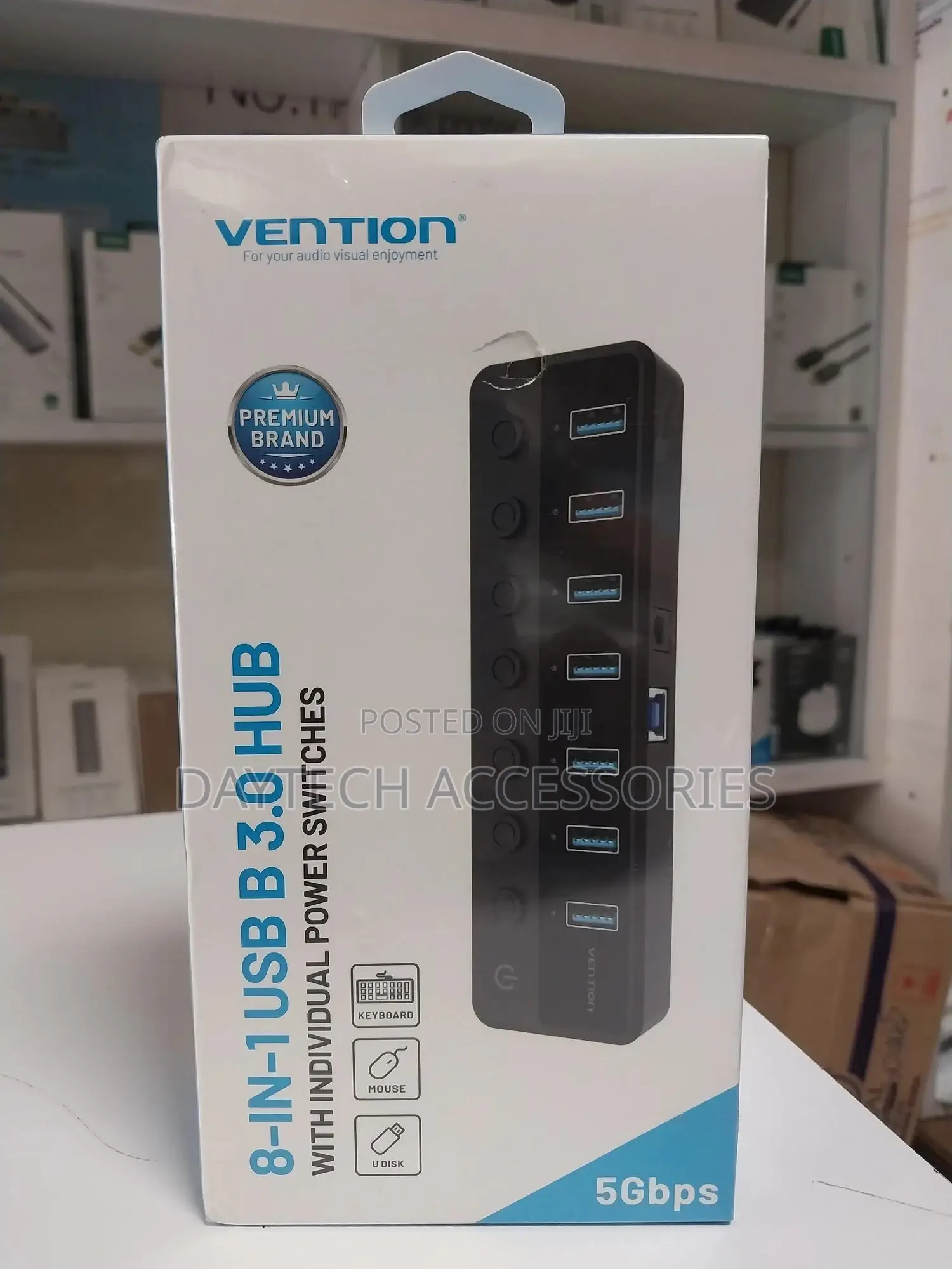 Vention Usb 3.0 to Usb 3.0x7 Hub With Power Supply
