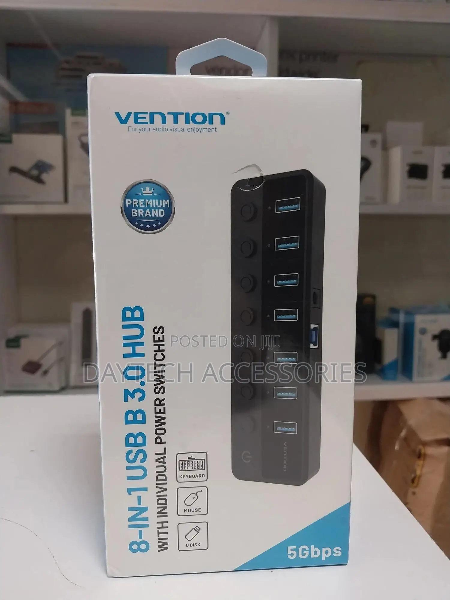 Vention Usb 3.0 to Usb 3.0x7 Hub With Power Supply